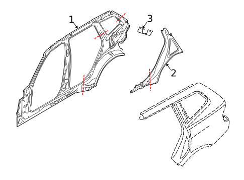 Inner Structure for 2010 BMW X3 #0