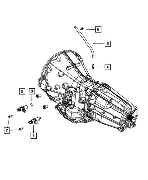 Case, Extension, Oil Pan, and Indicator (Dipstick) for 2010 Dodge Challenger #3