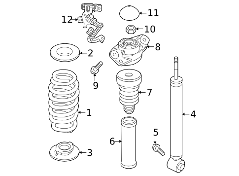 Shocks & Components for 2020 Volkswagen Arteon #0