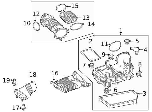 Air Intake for 2022 Mercedes-Benz GLE 450 SUV #3