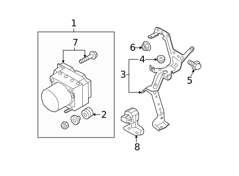 Anti-Lock Brakes for 2008 Subaru Impreza #0