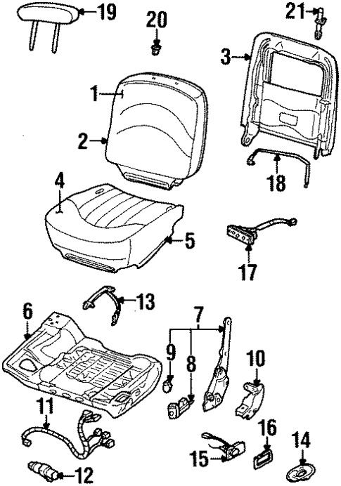Power Seats for 2000 Mercury Grand Marquis #0
