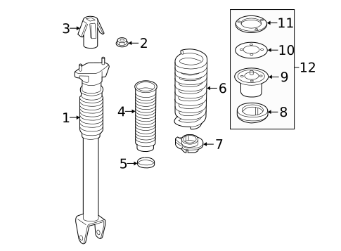 Shocks & Components for 2016 Mercedes-Benz GLE63 AMG #0