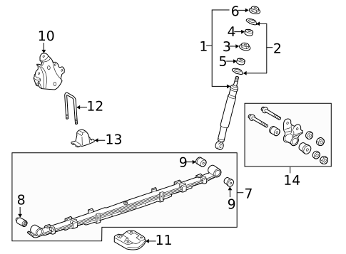 Rear Suspension for 2020 Toyota Tacoma #2
