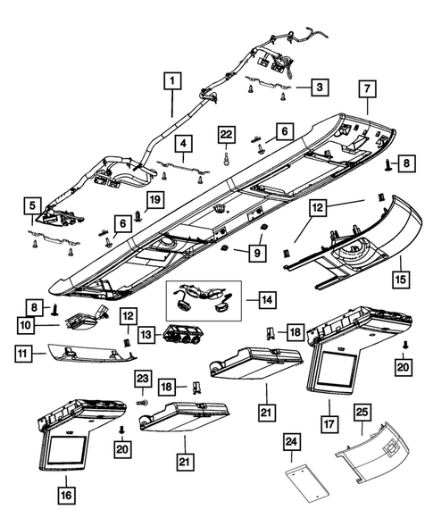 Consoles for 2017 Dodge Grand Caravan #1