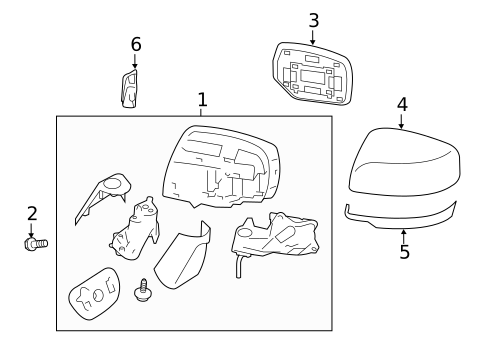 Outside Mirrors for 2022 Subaru Impreza #0