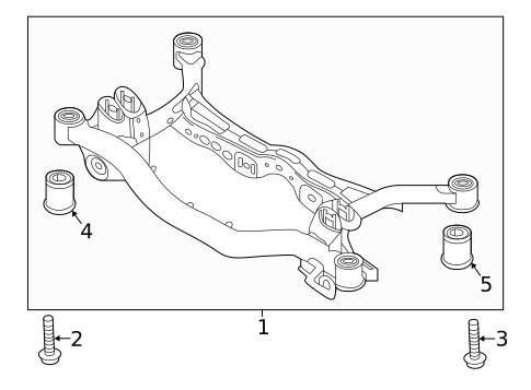 Suspension Mounting for 2021 Volkswagen Tiguan #1