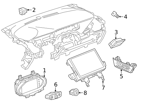 Controls for 2023 Chevrolet Bolt EV #0