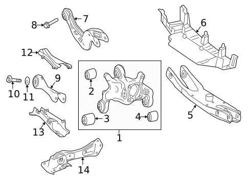 Rear Suspension for 2021 Mercedes-Benz GLA35 AMG #0