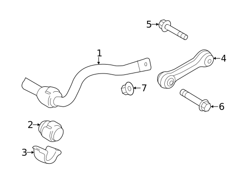 Stabilizer Bar & Components for 2013 Audi A7 Quattro #0
