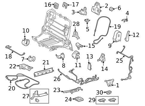 Third Row Seats for 2015 Lexus LX570 #1