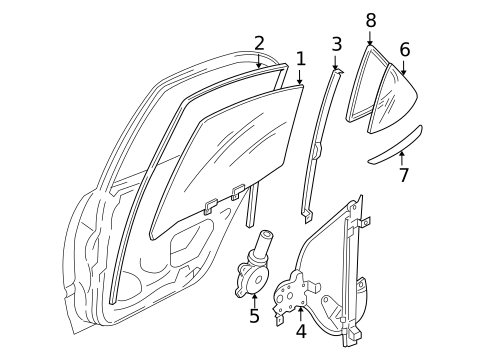 Rear Door for 2003 Nissan Altima #0