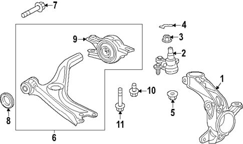 Suspension Components for 2025 Honda Civic #2