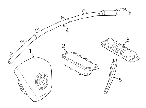 Air Bag Components for 2020 BMW i8 #0