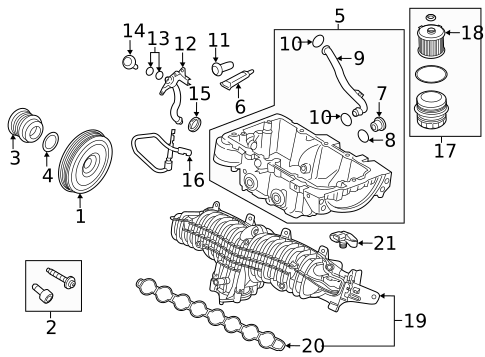 Engine Parts for 2019 Volvo XC90 #4