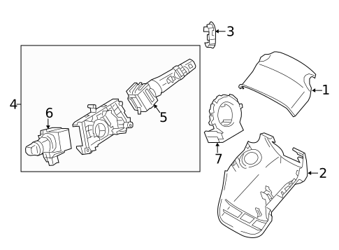 Switches for 2014 Mitsubishi Mirage #0