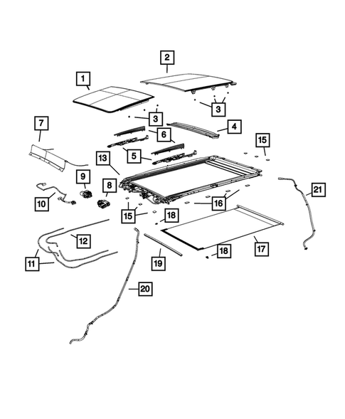 Sunroof for 2014 Jeep Grand Cherokee #0