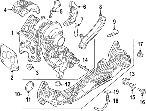 Turbo Charger for 2023 Mazda CX-50 #1