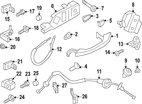 Rear Door for 2024 Porsche Cayenne #0