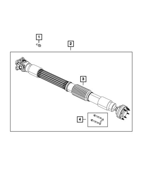 Drive Shaft for 2020 Jeep Wrangler #0