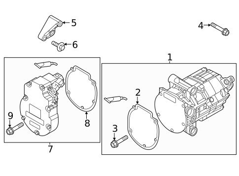 Condenser, Compressor & Lines for 2023 Kia Niro EV #1