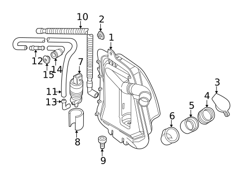 Wiper & Washer Components for 2003 BMW 325xi #2