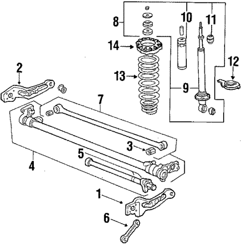 Rear Suspension for 1987 Acura Integra #0