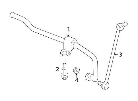 Stabilizer Bar & Components for 2021 Volkswagen Jetta #0