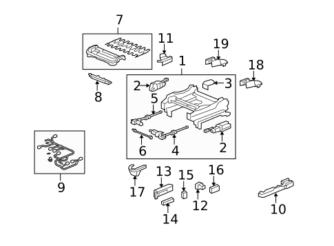 Tracks & Components for 2007 Acura RDX #0