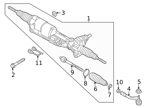 Steering Gear & Linkage for 2024 Audi A8 Quattro #0