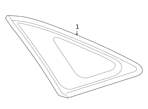 Glass & Hardware for 2013 Toyota Venza #1