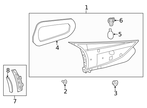 Backup Lamps for 2018 Mazda 3 #1