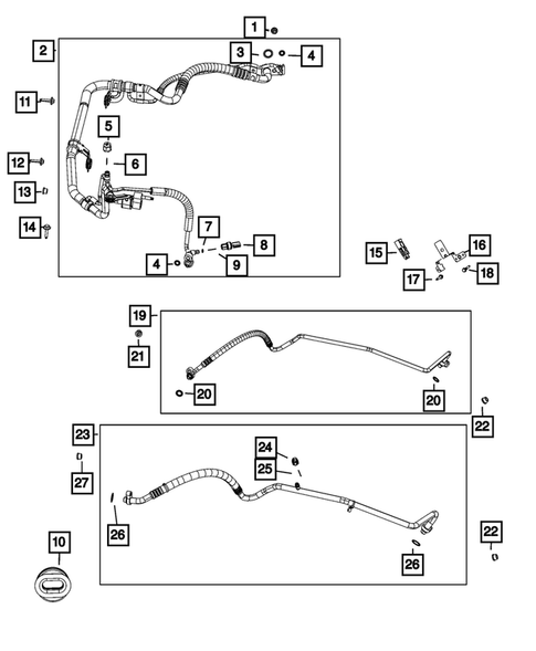 Air Conditioner and Heater Plumbing for 2024 Ram 1500 #2