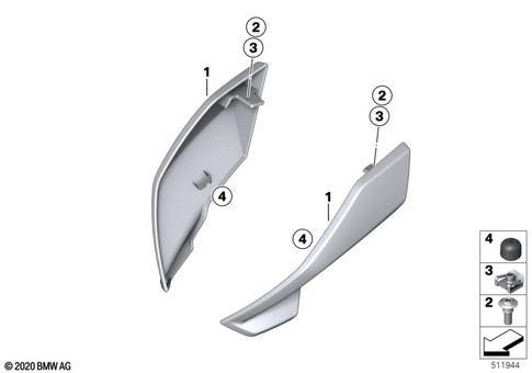 Motorcycle Trim Section, Windshield for 2022 BMW-Motorrad S 1000 R #8