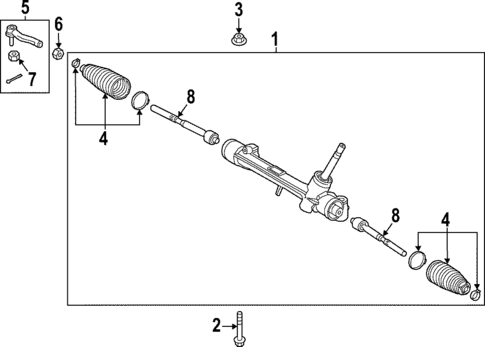 Steering Gear & Linkage for 2023 Toyota Corolla Cross #0