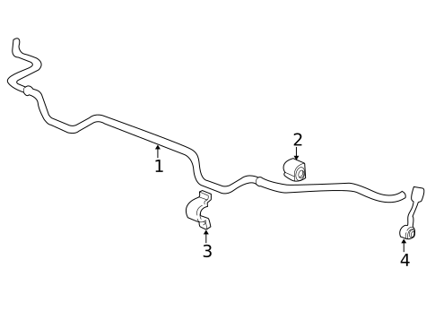 Stabilizer Bar & Components for 2002 Pontiac Grand Am #1