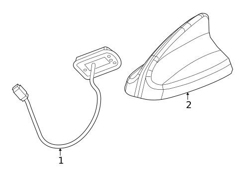 Antenna & Radio for 2021 Dodge Charger #0