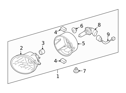 Fog Lamps for 2005 Subaru Outback #0
