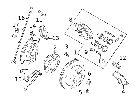 Front Brakes for 2007 Dodge Ram 2500 #1