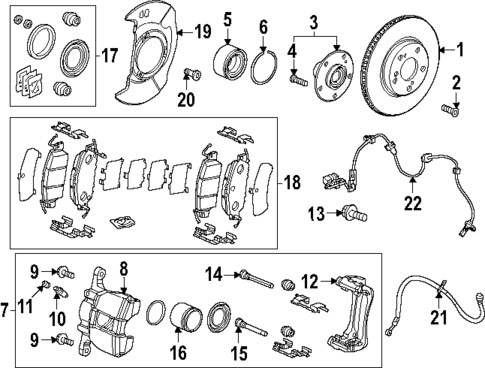 Front Brakes for 2025 Honda Civic #0