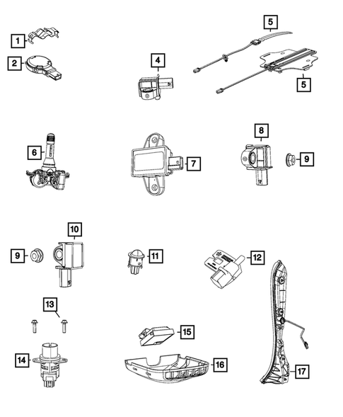 Sensors for 2019 Jeep Compass #0