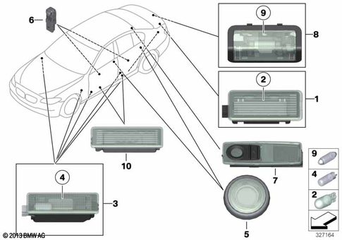 Various Lamps for 2014 BMW Hybrid 5 #2