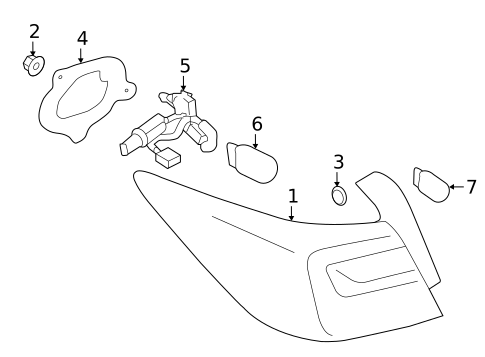 Bulbs - Chassis for 2017 Subaru Legacy #3