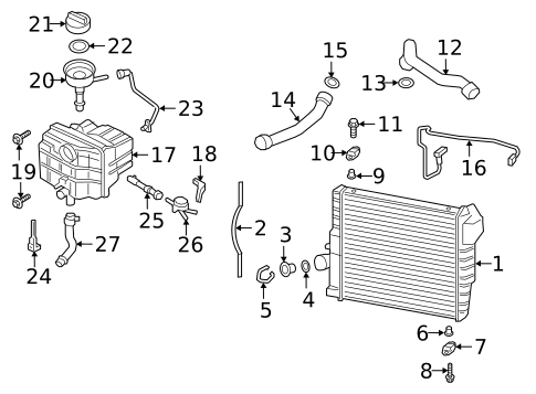 Radiator & Components for 2025 Porsche 718 Cayman #0