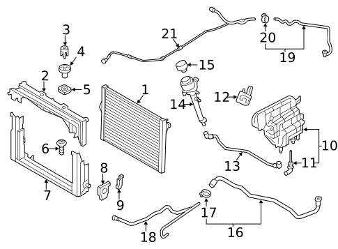 Radiator & Components for 2016 BMW M5 #0