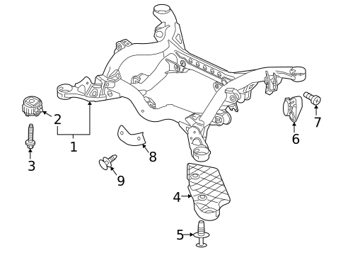 Suspension Mounting for 2013 Audi Q7 #0