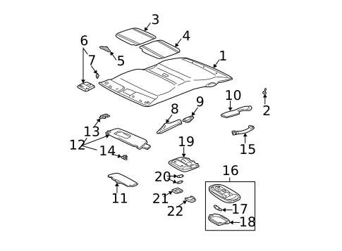 Interior Trim - Cab for 2006 Toyota Tundra #4