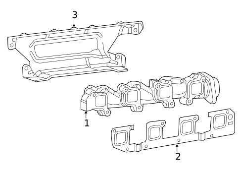 Exhaust Manifold for 2012 Ram 2500 #0