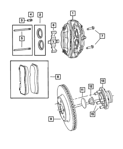 Front Brakes for 2018 Dodge Challenger #0