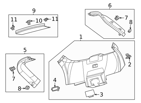 Interior Trim for 2023 Ford Mustang Mach-E #0